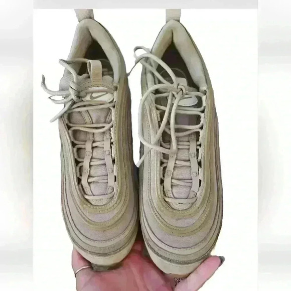 Nike Womens W Air Max 97 UT Khaki/Light Bone Sneaker 7.5 - Picture 9 of 16